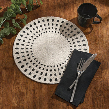 Desi Printed Braided Placemat Set of 12 Park Designs - The Fox Decor